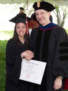 Michelle Chin and MSE Department Chair Prof. Darrell Schlom